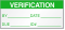 Verification By, Date, Due, ID Calibration Label