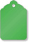 Green Merchandise Tag