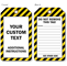 Custom Text And Instructions Plastic Tag