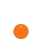 Orange Plastic Circular Tags With Metal Eyelet
